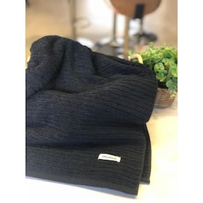 Toalha Banhao Line - Preto Ebano 80Cm X 1,50M