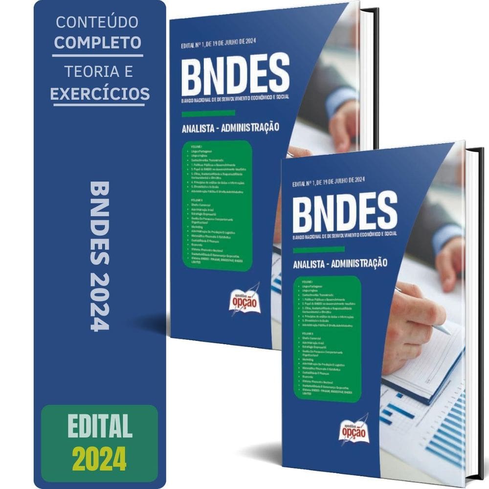 Apostila Bndes 2024 - Analista - Administração