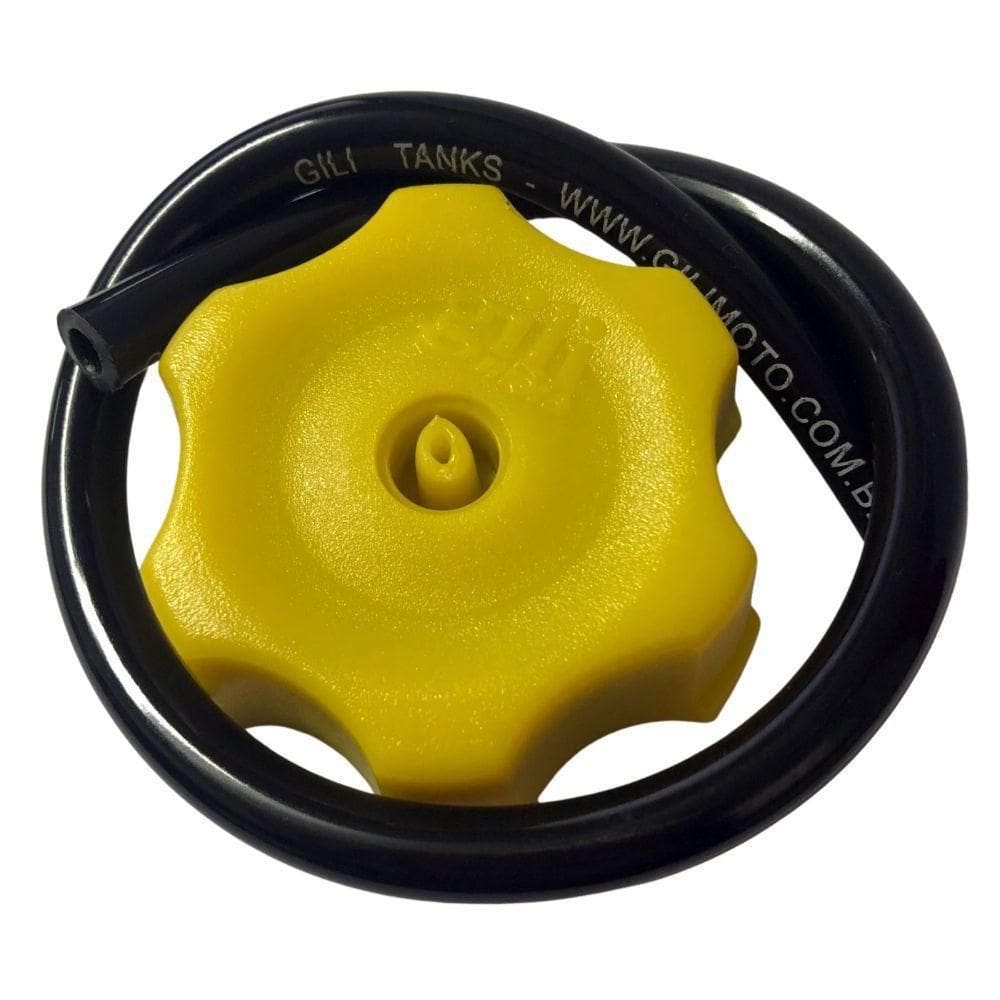 Tampa De Tanque Motos Modelo Crf 230 Ttr 230 52Mm Amarela