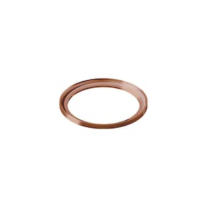 Porta Grelha Linear Elleve Redondo 4186 10x10 Red Gold