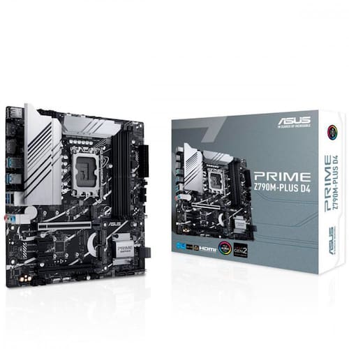 Imagem do produto Placa Mãe Asus Prime Para Intel LGA 1700 Z790M-PLUS 4xDDR5 mATX em Casas Bahia