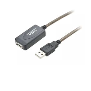 Cabo Extensor Usb 2.0 Macho/femea C/ Repetidor De Sinal 20m