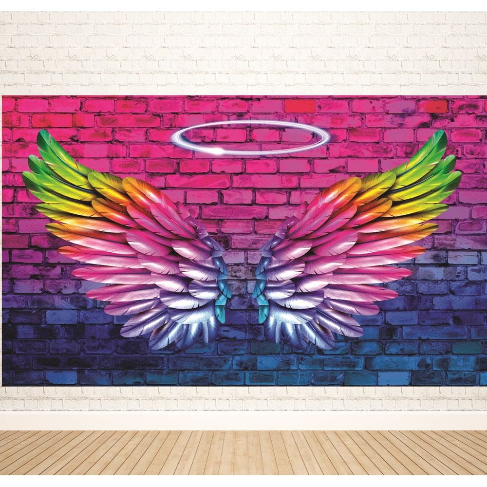 Fundo Fotográfico Em Tecido Asas 2,60X1,50