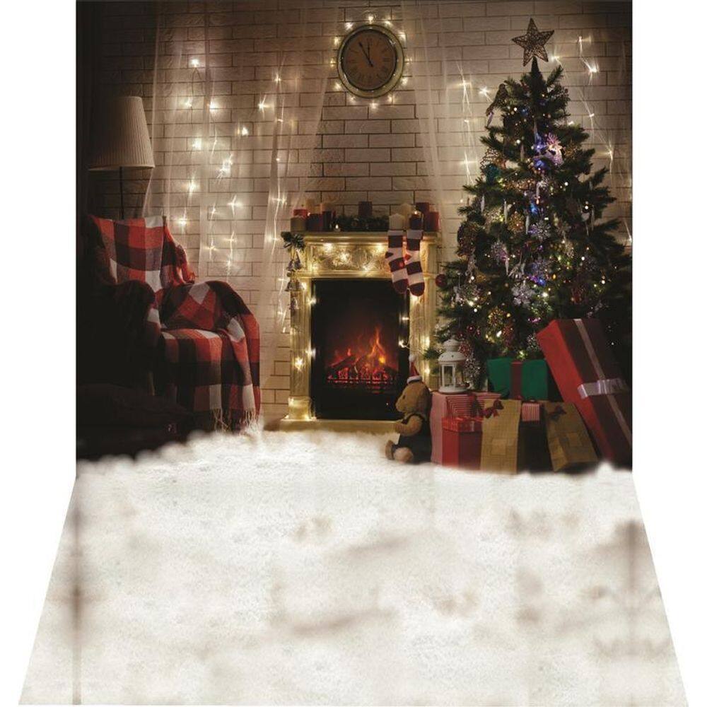 Fundo Fotográfico Newborn Em Tecido Natal 1,50X2,50