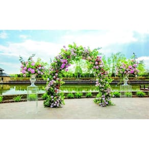 Fundo Fotográfico Em Tecido Arco Floral 2,20X1,50