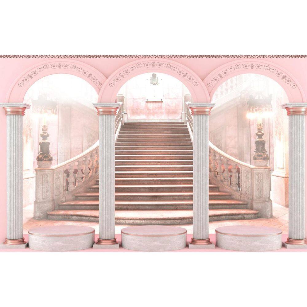 Fundo Fotográfico Em Tecido Escadas 2,60X1,50