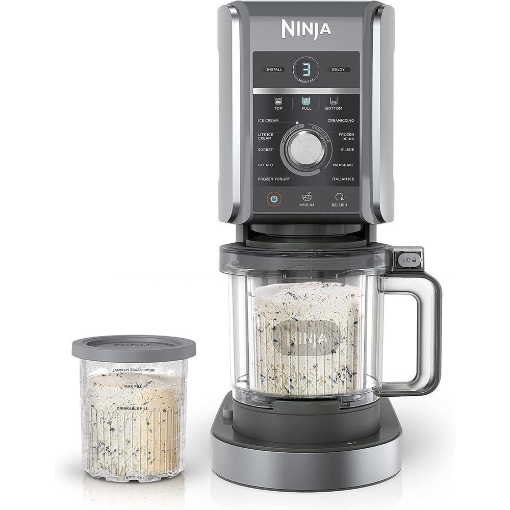 Ninja Creami Deluxe 11 In 1 Máquina Sorteve,Iorgute E Frozen