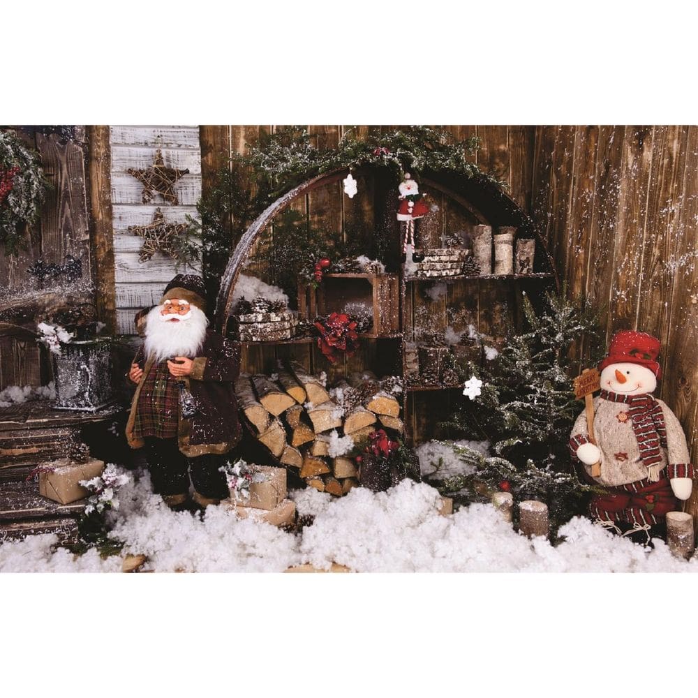 Fundo Fotográfico Em Tecido Natal 2,60X1,50