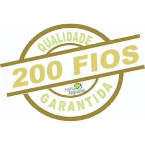 Lençol Casal Viúva 2,03Mx1,20Mx30Cm 3 Peças 180 Fios Caqu