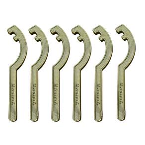 Kit Com 06 Chave Storz Em Latão Dupla 1.1/2 X 2.1/2 Hidrante