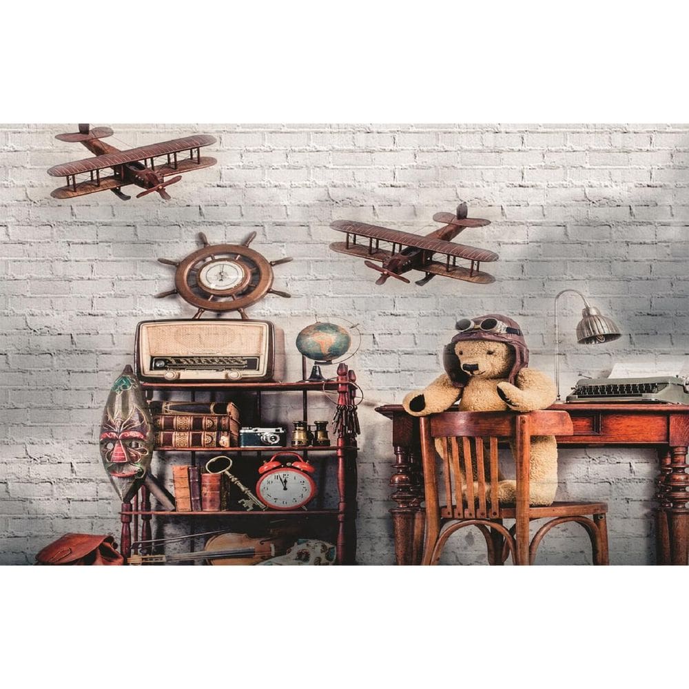 Fundo Fotográfico Em Tecido Urso 2,60X1,50