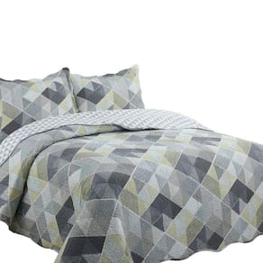 Colcha Casal Cama Box Cobre Leito 3 Pçs Dupla Face Malta 02