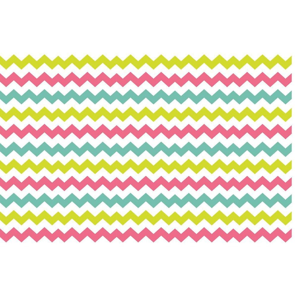 Fundo Fotográfico Em Tecido Chevron Colorido 2,20x1,50