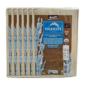 Kit 6X: Farinha Arroz Integral Orgânico Biodinâmico Demeter