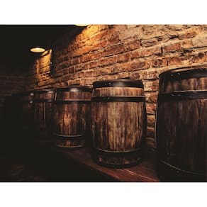 Fundo Fotográfico Em Tecido Barril De Vinho 2,20X1,50.