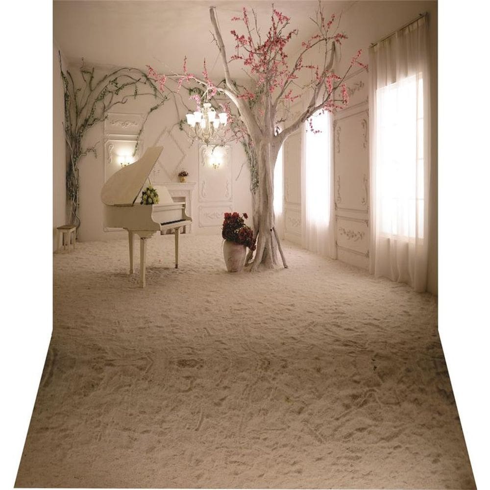 Fundo Fotográfico Em Tecido Newborn Sala De Piano 1,50X2,50