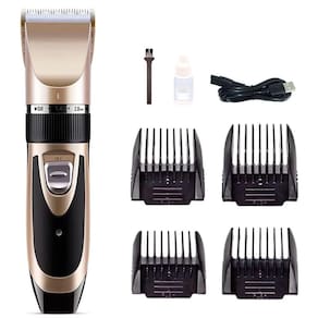 Maquininha Dourada 110V/220V Tosa Profissional Cães E Gatos