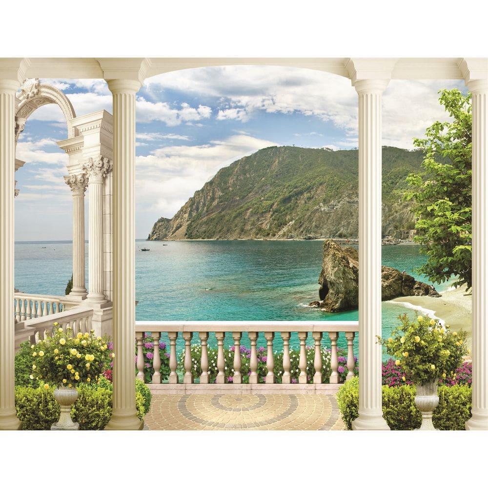 Fundo Fotográfico Em Tecido Jardim Arvore 2,20X1,50