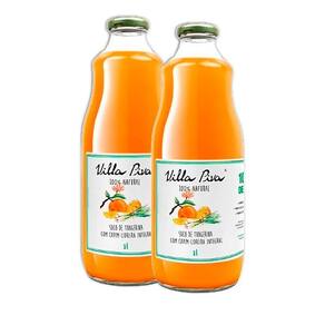 Kit 2X: Suco Tangerina Capim Cidreira Sem Açúcar Villa Piva