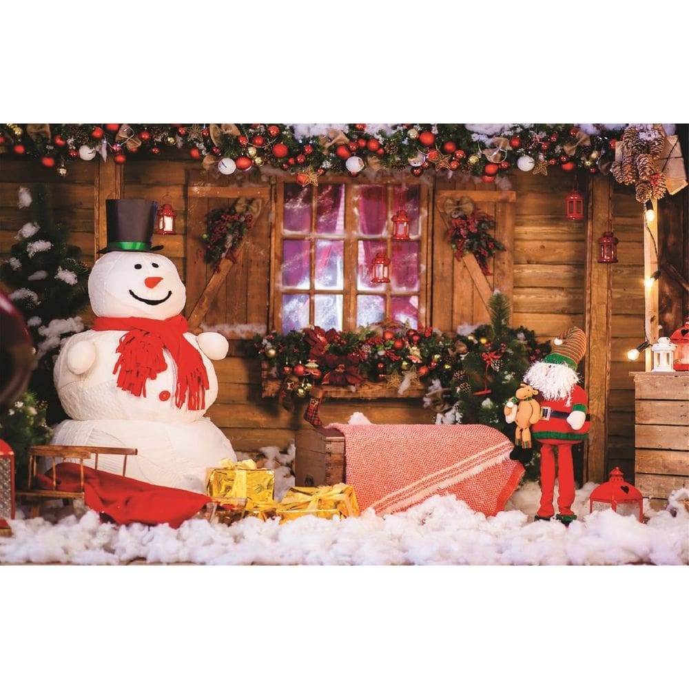 Fundo Fotográfico Em Tecido Natal 2,80X1,50