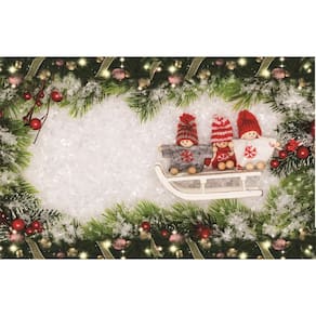 Fundo Fotográfico Em Tecido Natal 2,80X1,50