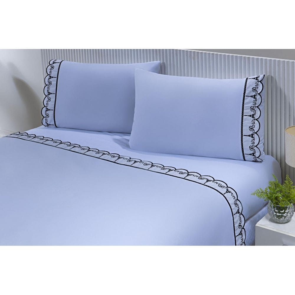 Jogo Lençol Solteiro King 2,10Mx1,10Mx30Cm 3 Peças 180 Fios