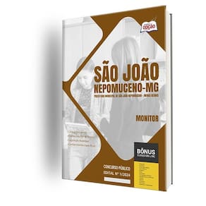 Apostila Prefeitura De São João Nepomuceno Mg 2024 - Monitor