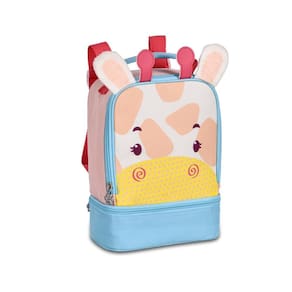 Lancheira Infantil Escolar Térmica Bichinhos Zebra Girafa