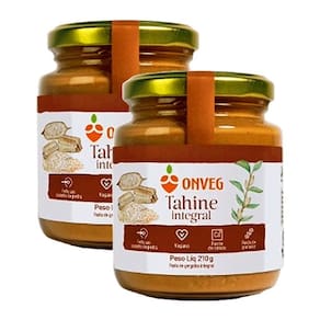 Kit 2X: Tahine Integral Creme De Gergelim Onveg 210G