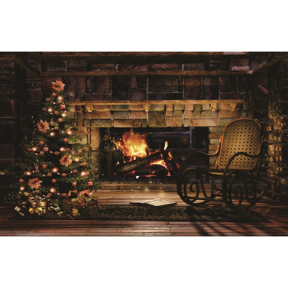 Fundo Fotográfico Em Tecido Natal 2,20X1,50