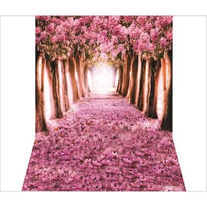 Fundo Fotográfico Em Tecido Arabescos Floral 1,50X2,50.
