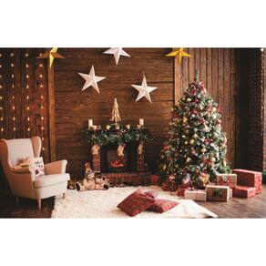 Fundo Fotográfico Em Tecido Natal 2,60X1,50