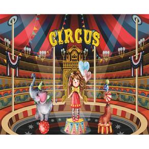 Fundo Fotográfico Em Tecido Circus 2,80X1,50.