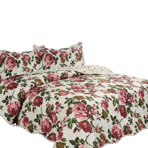 Colcha Casal Cama Box Cobre Leito 3 Pçs Dupla Face Malta 04