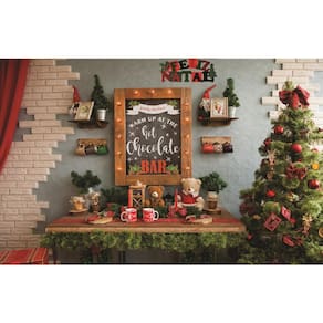 Fundo Fotográfico Em Tecido Natal 2,20X1,50