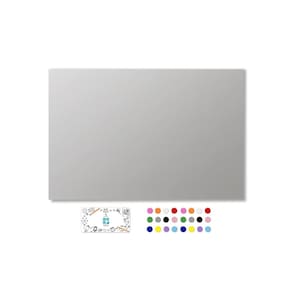 Painel Fotos, Notas + 48 Imãs + Tecnologia 50X80 - Cinza