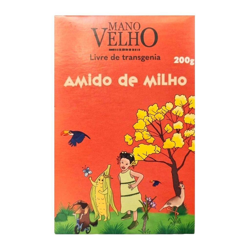Amido De Milho Não Transgênico Mano Velho 200G