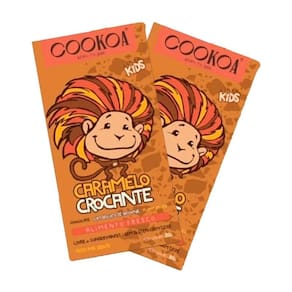 Kit 2X: Chocolate Caramelo Crocante Vegano Cookoa 80G
