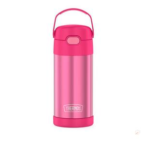 Garrafa Térmica Infantil c/ Canudo Silicone Rosa Thermos ® Funtainer 355ML Isolamento a Vácuo - Thermos