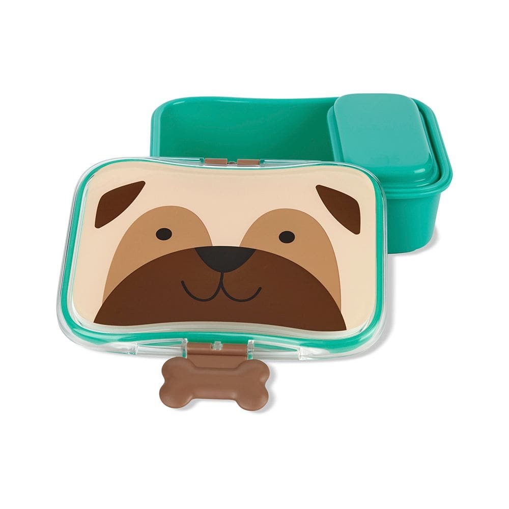 Kit Lanche Cachorro Pug Zoo Skip Hop de Alta Qualidade e Seguro
