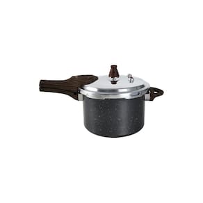 Panela de Pressão Brinox revestimento antiaderente cerâmico e fundo de indução Ceramic Life Pressure 4,2L Ø20cm Granito