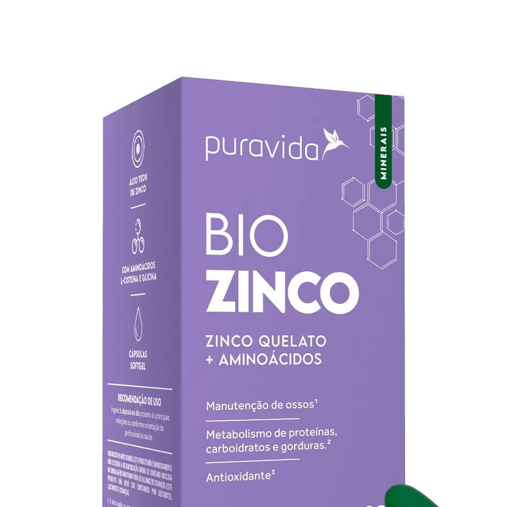 Bio Zinco (30 Cápsulas) Puravida