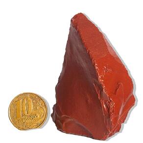 01 Jaspe Vermelho Pé e Bico Serrado 50 a 100g Média 8cm