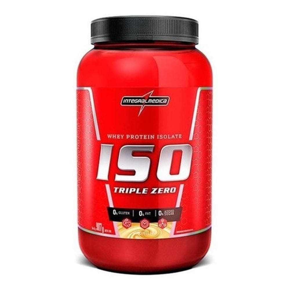 Iso Triple Zero Whey Protein isolado (907g) Integralmedica - Baunilha - Único