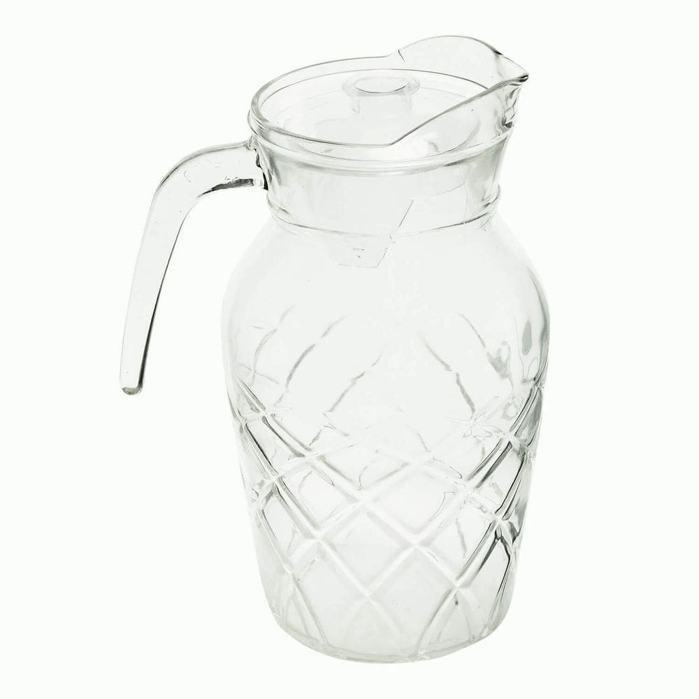 Jarra De Vidro Artemis Transparente 1,7 Litros Com Tampa