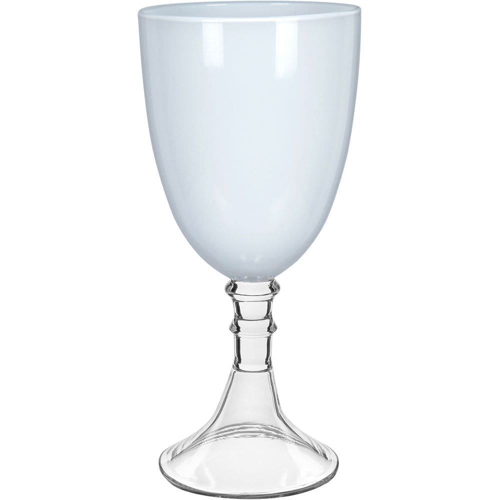 JOGO 6 TAÇAS ÁGUA VINHO PÉ TRANSPARENTE VIDRO 480ml 20x9x9cm BRANCO