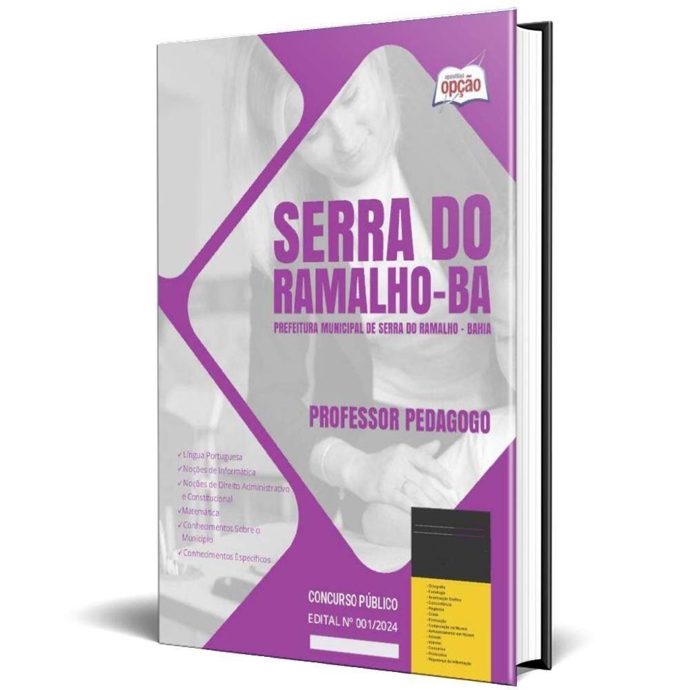 Apostila Prefeitura Serra Do Ramalho Ba 2024 Professor
