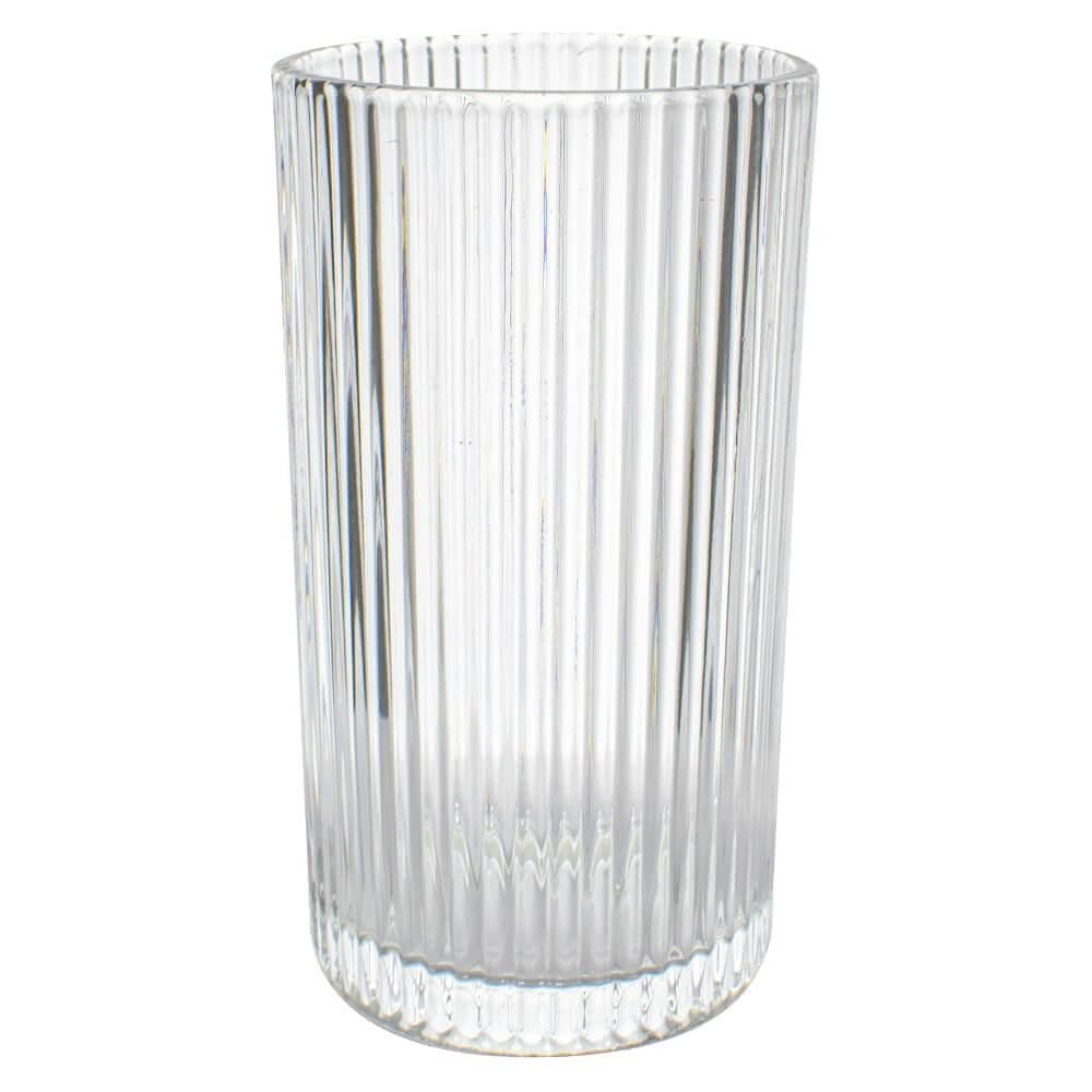Copo Graffiato de Vidro Transparente Long Drink 420ml 1 peça - Hauskraft