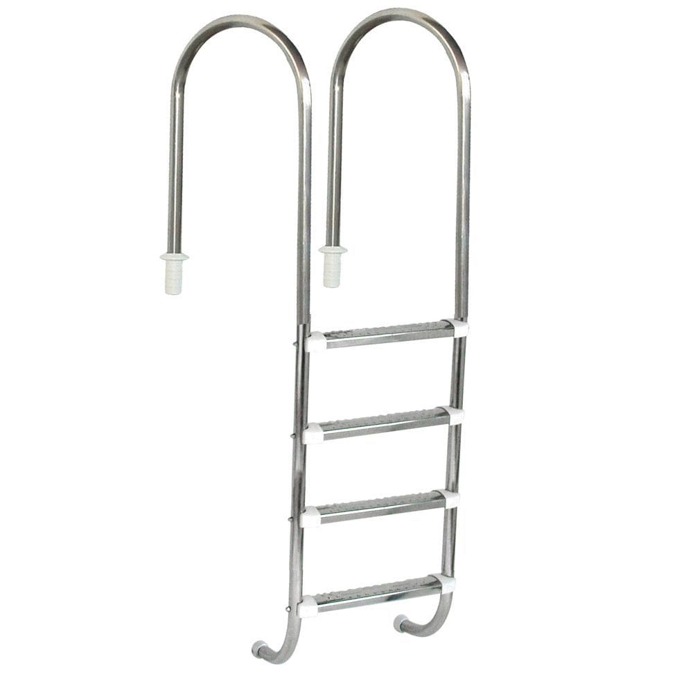 Escada para Piscina Marinheiro 1 1/2” em Aço Inox 4 Degraus Anatômicos em Inox - Sodramar