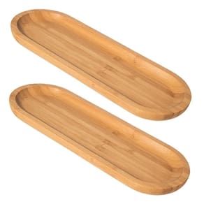 2un Bandeja de Banheiro Multiuso OU 29cm Osaka Bambu